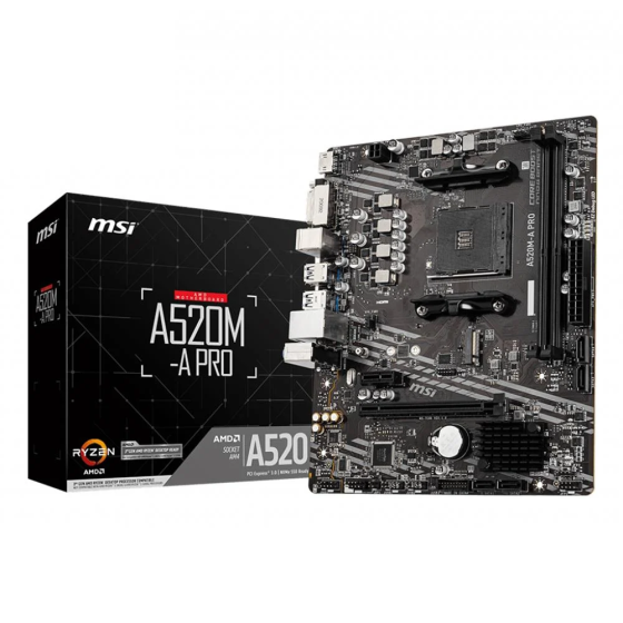 Msi A520m-a Pro Amd A520 Socket Am4 Ddr4 4600 Mhz(oc) M.2 Anakart Стамбул