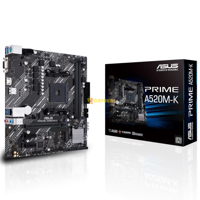 Asus Prime A520m-k A520 Socket Am4 Amd Ryzen Ddr4 4600mhz (oc) M.2 Motherboard Istanbul - photo 1