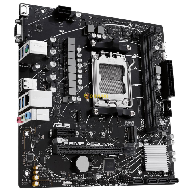 Asus Prime A620m-k 6400mhz(oc) Ddr5 Socket Am5 M.2 Hdmi Vga Matx Motherboard Istanbul - photo 3