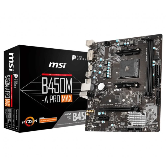 Msi B450M-A PRO MAX Amd B450 Socket AM4 DDR4 3466(OC) M.2 Anacard Стамбул