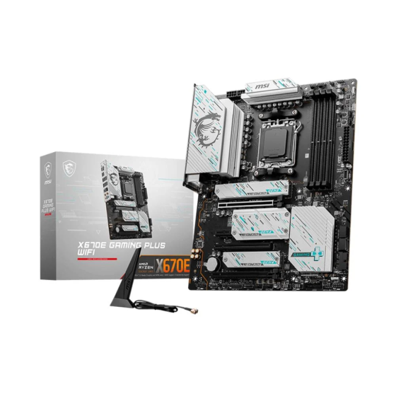 Msi X670e Gaming Plus Wifi Amd X670e Am5 Socket Ddr5 7800mhz (oc) M.2 Motherboard Istanbul