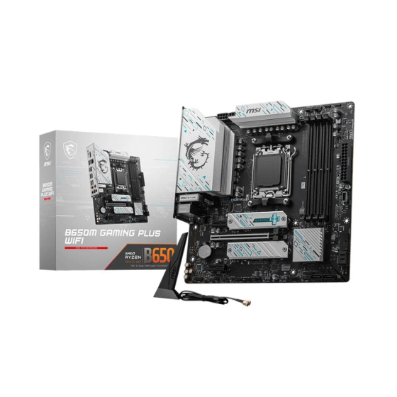 Msi B650m Gaming Plus Wifi Amd B650 Socket Am5 Ddr5 7200mhz (oc) Rgb M.2 Motherboard Стамбул