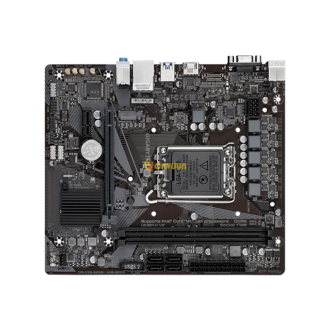 Материнская плата Gigabyte H610m H V2 Intel H610 Socket 1700 Ddr5 5600mhz M.2 Стамбул - изображение 4