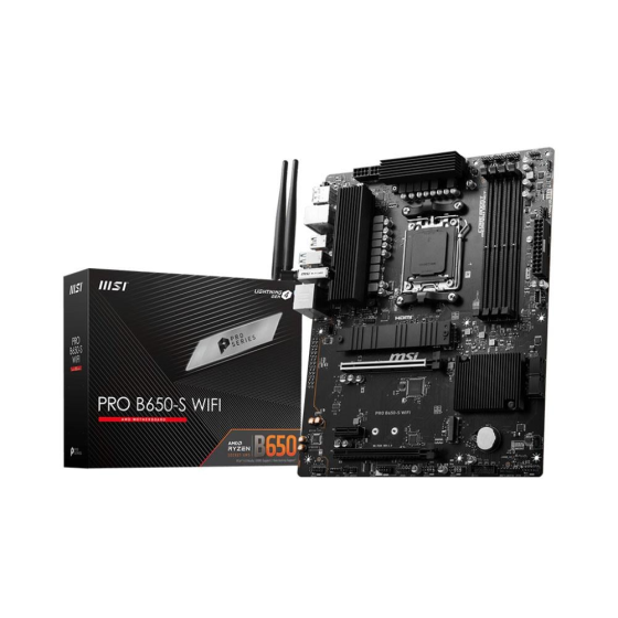 Msi Pro B650-s Wifi 7200(oc) DDR5 Socket Am5 Usb 3.2 M.2 Hdmi Dp Atx Motherboard Istanbul