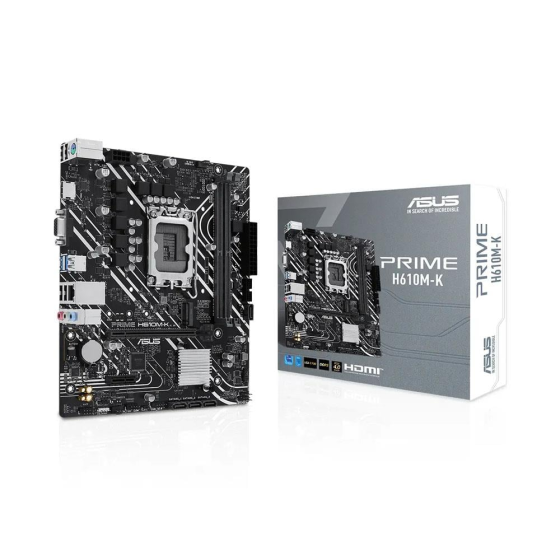 Asus Prime H610m-k Intel H610 Socket 1700 Ddr5 5600mhz M.2 Motherboard Istanbul