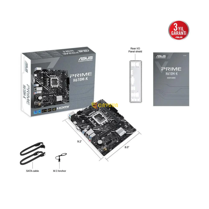 Asus Prime H610m-k Intel H610 Socket 1700 Ddr5 5600mhz M.2 Motherboard Istanbul - photo 6