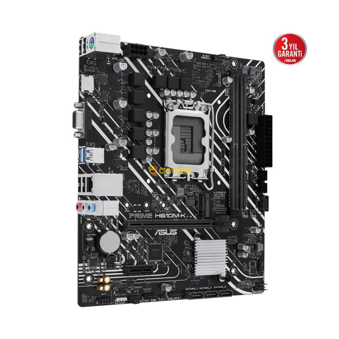 Asus Prime H610m-k Intel H610 Socket 1700 Ddr5 5600mhz M.2 материнская плата Стамбул - изображение 3