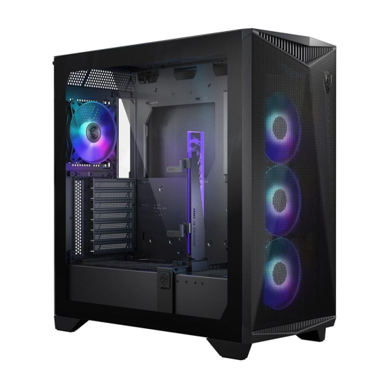 Msi Mpg Gungnir 300r Airflow Midt Atx Case With 4x120mm Argb Fan Стамбул