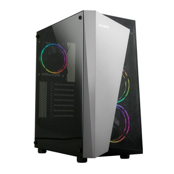 Zalman S4 Plus Megamax 600w 80plus Midt Atx Gaming Case With 3x120mm Rgb Fan Istanbul