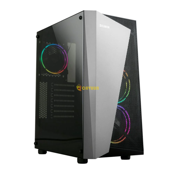 Корпус Zalman S4 Plus Megamax 600w 80plus Midt ATX Gaming с 3x120-мм вентиляторами RGB Стамбул - изображение 1