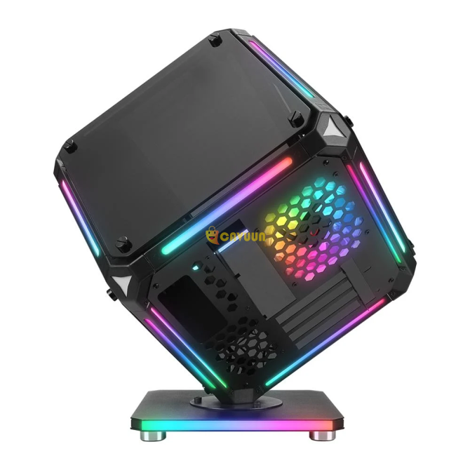 Rampage Rubick 1x12cm Argb Fan + Controller Led Strip Stand Gaming Case Istanbul - photo 3