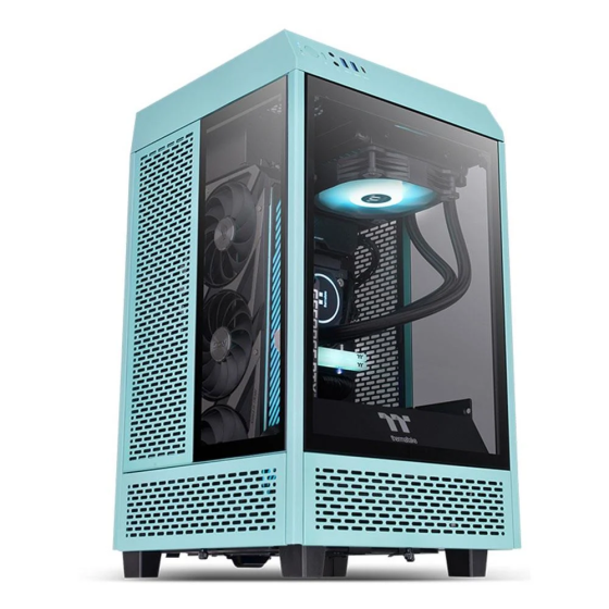 Thermaltake The Tower 100 Turquoise 3xtempered Glass Mini Itx Case Стамбул