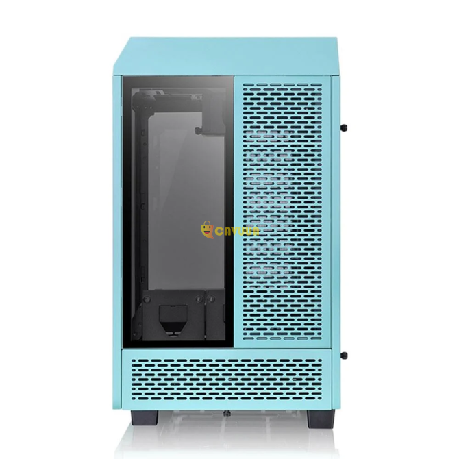 Корпус Thermaltake The Tower 100 Turquoise 3xTempered Glass Mini Itx Стамбул - изображение 4