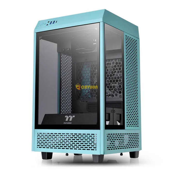 Корпус Thermaltake The Tower 100 Turquoise 3xTempered Glass Mini Itx Стамбул - изображение 5