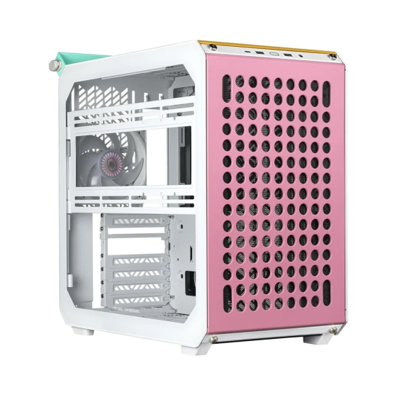 Cooler Master Qube Q500 Flatpack 1x120mm Tg Usb 3.2 Atx Midt Macaron Case With Fan Istanbul