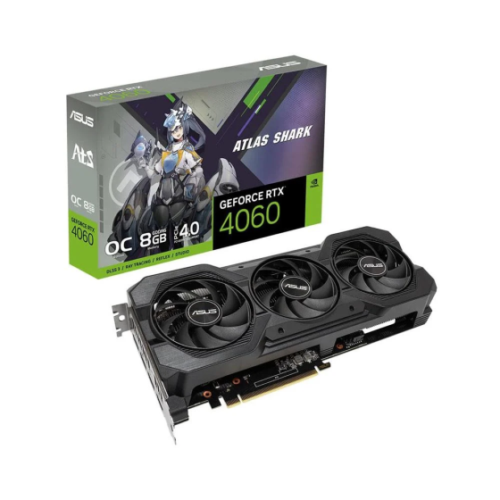 Asus ATS GeForce RTX 4060 V2 OC 8GB GDDR6 128Bit DLSS 3 Graphics Card Istanbul