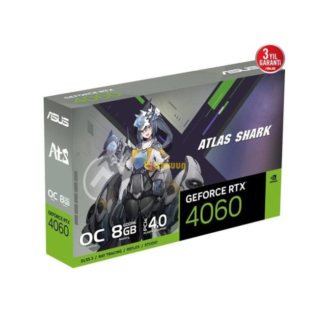 Видеокарта Asus ATS GeForce RTX 4060 V2 OC 8 ГБ GDDR6 128 бит DLSS 3 Стамбул - изображение 6