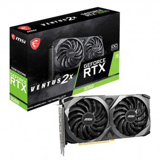 Msi GeForce RTX 3060 Ventus 2x Oc 12gb GDDR6 192bit Nvidia Graphics Card Стамбул