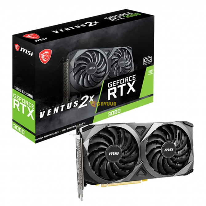 Видеокарта Msi GeForce RTX 3060 Ventus 2x Oc 12 ГБ GDDR6 192 бит Nvidia Стамбул - изображение 1