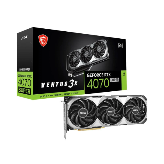 Msi GeForce RTX 4070 Super Ventus 3x 12g Oc 12gb GDDR6x 192bit Nvidia Screen Card Стамбул