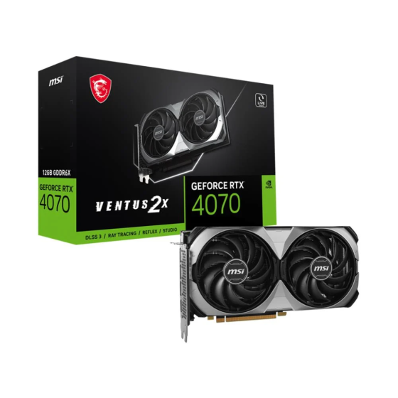 Msi GeForce RTX 4070 VENTUS 2X E 12G OC GDDR6X 192Bit DLSS 3 Graphics Card Стамбул