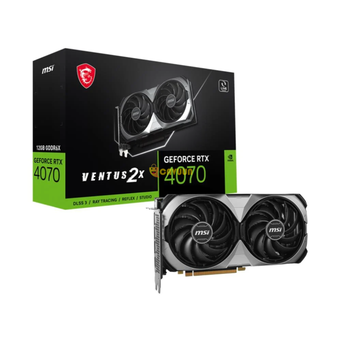 Msi GeForce RTX 4070 VENTUS 2X E 12G OC GDDR6X 192Bit DLSS 3 Graphics Card Istanbul - photo 1