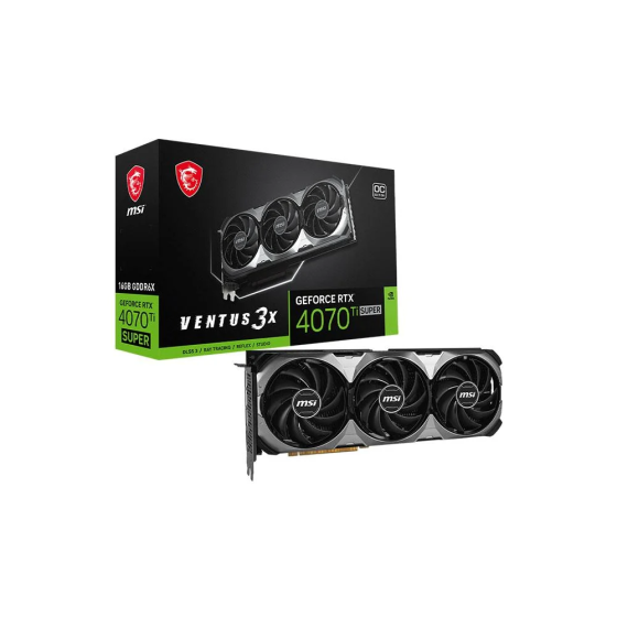 Msi GeForce RTX 4070 Ti SUPER 16G VENTUS 3X OC 16GB GDDR6X 256Bit DLSS 3 Graphics Card Стамбул