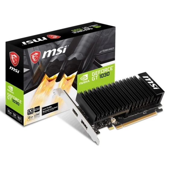 Msi GeForce GT 1030 2GHD4 LP OC 2GB DDR4 64bit NVIDIA Screen Card Istanbul