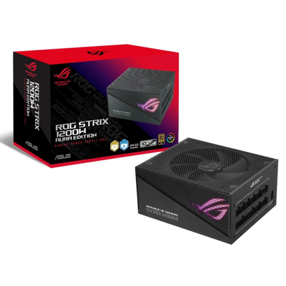 Asus Rog-strix-1200g Aura 80 Plus Gold 1200w Modular Power Supply Стамбул