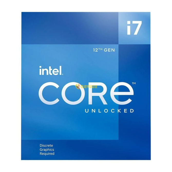 Процессор Intel Core i7 12700KF Socket 1700 12-го поколения 2,70 ГГц, кэш-память 25 МБ, 10 нм Стамбул - изображение 1