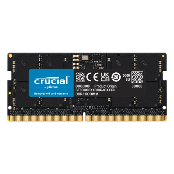 Crucial 16GB (1x16GB) DDR5 4800MHz CL40 1.1V Notebook Ram Istanbul