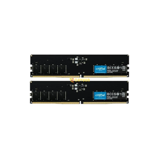 Crucial 32GB (2x16GB) DDR5 4800MHz CL40 1.1V PC Dual Kit Ram Istanbul - photo 2