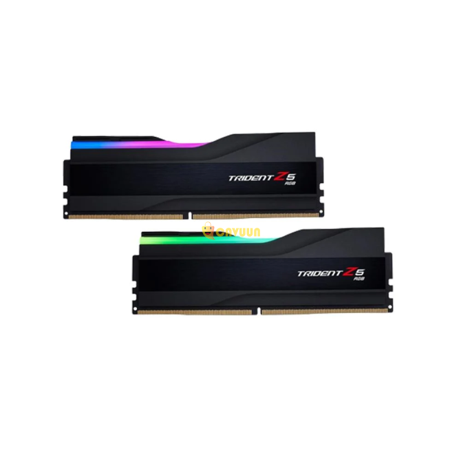 Gskill 32 ГБ (2x16 ГБ) TRIDENT Z5 BLACK DDR5 6000 МГц CL30 1,35 В RGB двойной комплект оперативной памяти Стамбул - изображение 1