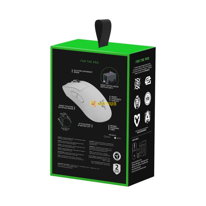 Razer Deathadder V3 Pro Беспроводная мышь Белый Стамбул - изображение 7