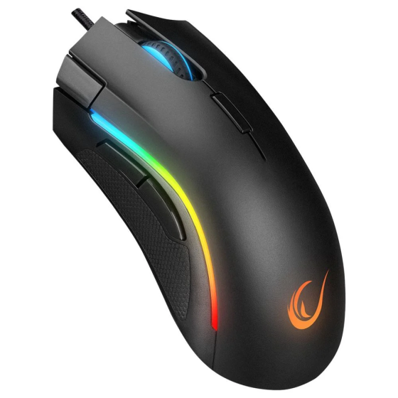 Rampage SMX-R125 CINDER USB Black RGB Illuminated 24000 dpi Gaming Mouse Istanbul