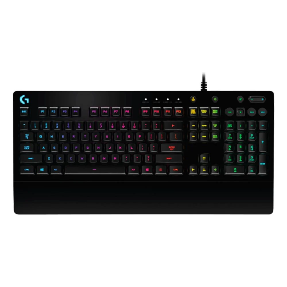 Logitech G G213 Prodigy RGB Turkish Q Gaming Keyboard - Black Стамбул