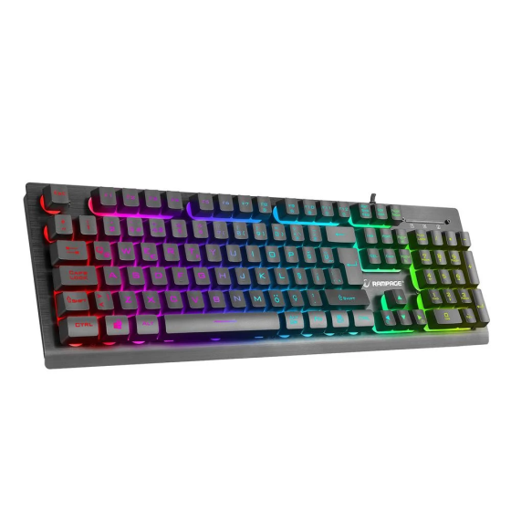 Rampage Miracle K2 Black USB RGB Illuminated Q Standard Gaming Keyboard Istanbul