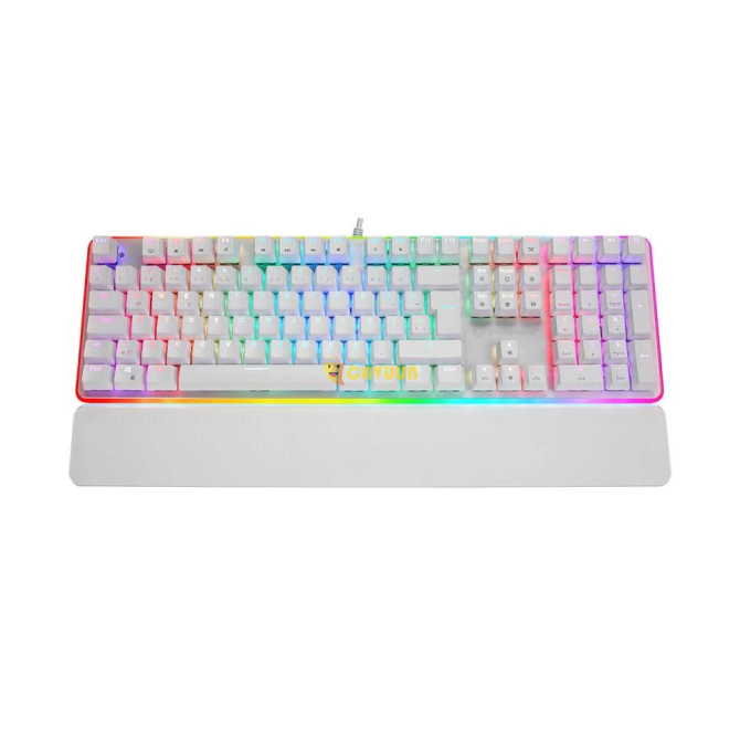 Rampage KB-R96 ULTIMATE Optical Switch Q Gaming Mechanical Keyboard - White Istanbul - photo 3