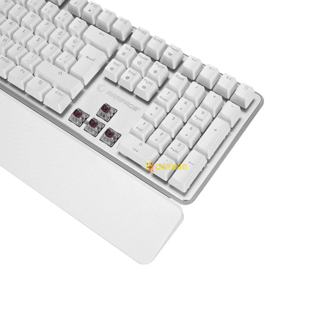 Rampage KB-R96 ULTIMATE Optical Switch Q Gaming Mechanical Keyboard - White Istanbul - photo 7