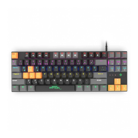 Inca IKG-439 Empousa Red Switch Full RGB Software Mechanical Keyboard Стамбул