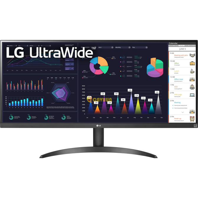 Lg 34WQ500-B UltraWide 34'' 5 мс 100 Гц FreeSync IPS FHD монитор черный Стамбул - изображение 1