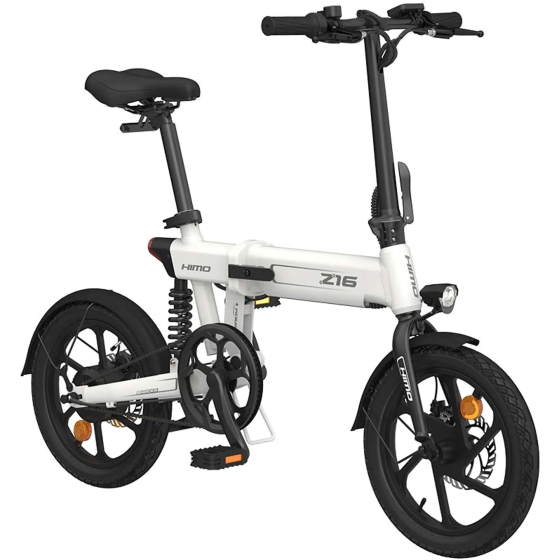 Himo Z16 Folding Electric Bike White Istanbul