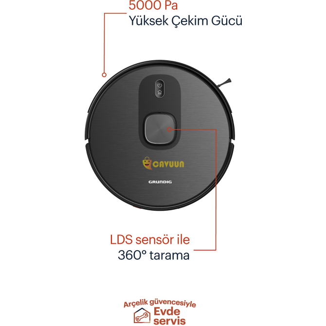 Grunding VCR 6330 Smart Robot Vacuum Cleaner with Mop and Mapping Black Istanbul - photo 4