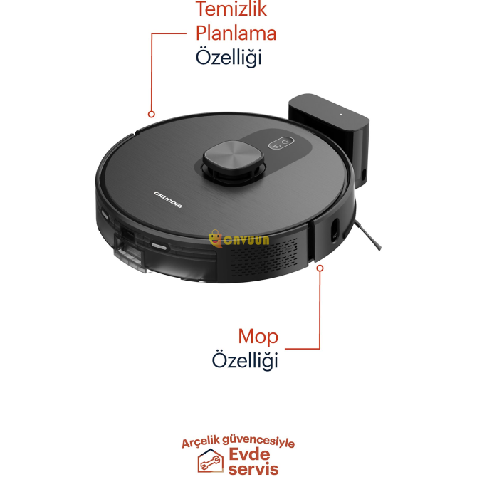 Grunding VCR 6330 Smart Robot Vacuum Cleaner with Mop and Mapping Black Istanbul - photo 6