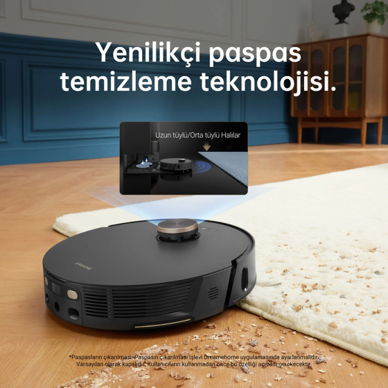 Dreame L20 Ultra Mop Robot Vacuum Cleaner Black Istanbul