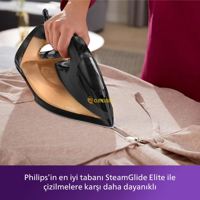 Philips DST7040/80 Azure Steam Iron Black/Gold Istanbul - photo 3