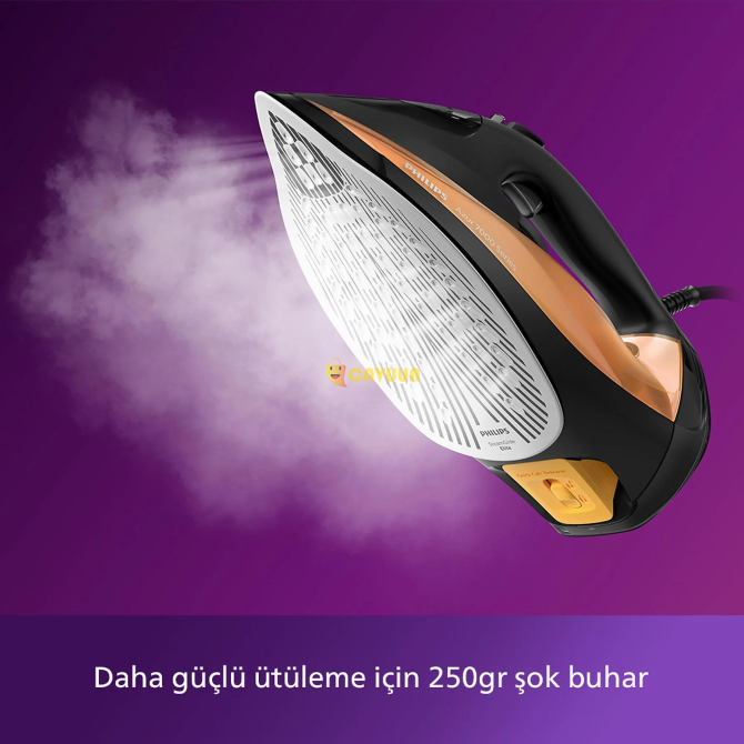 Philips DST7040/80 Azure Steam Iron Black/Gold Istanbul - photo 5