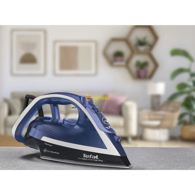 Tefal FV6846 Ultragliss Plus паровой утюг синий Стамбул - изображение 4