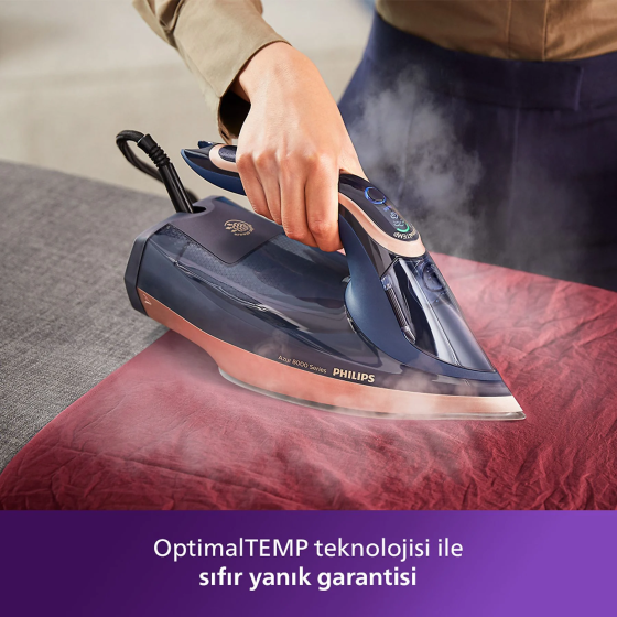 Philips Azur DST8050/20 Steam Iron Blue Istanbul