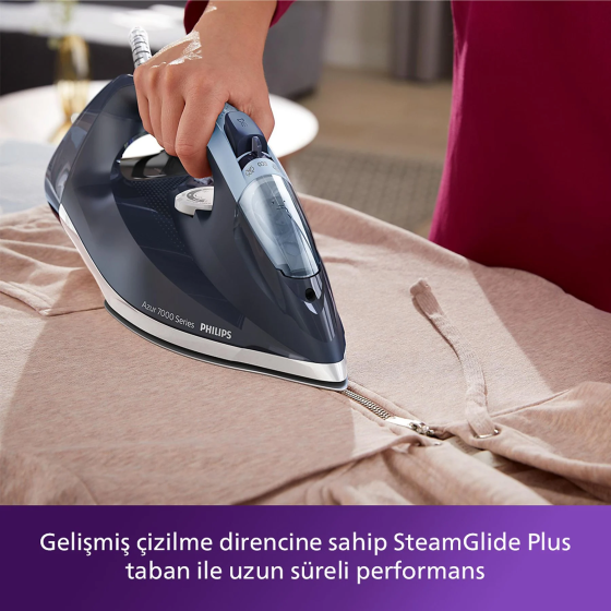 Philips DST7030/20 Azur Steam Iron Dark Blue Istanbul